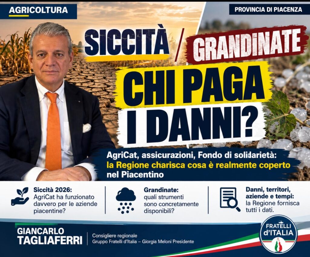 Siccità e grandinate: chi paga i danni?